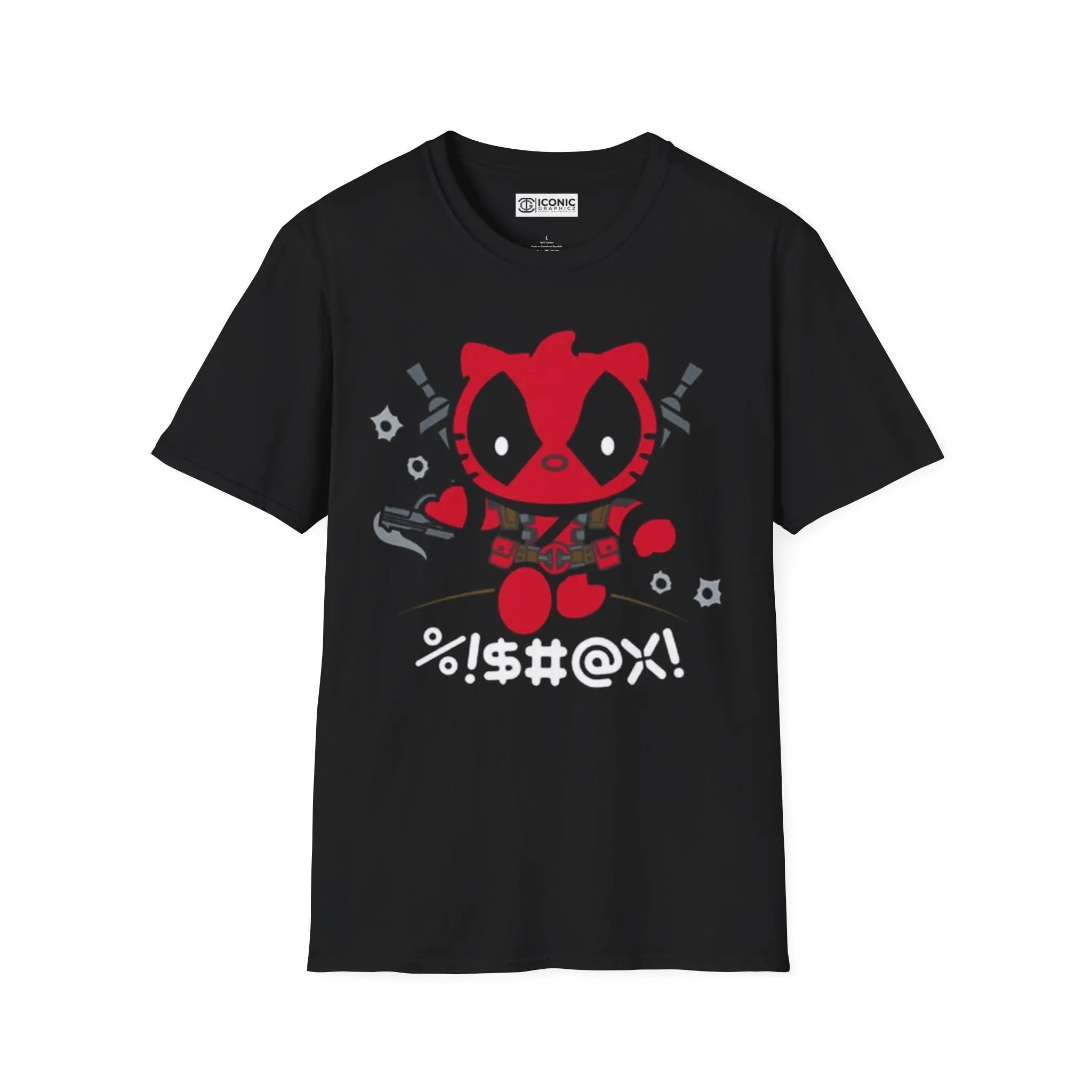 Deadpool Kitty T-Shirt Printify