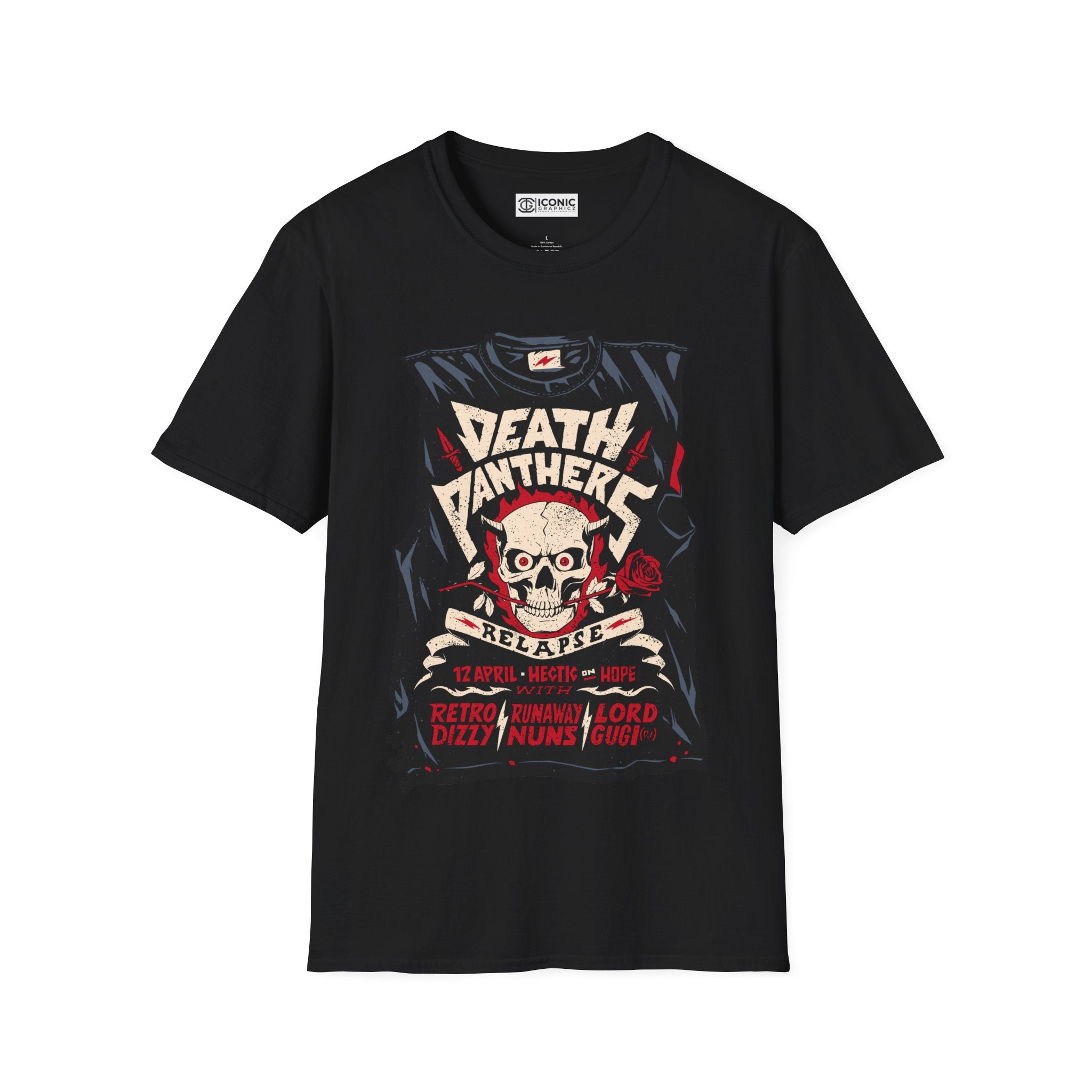 Death Panthers T-Shirt - IGZ Clothing  - Death Panthers Unisex Softstyle T-Shirt Best Price 26 at IGZ Clothing 