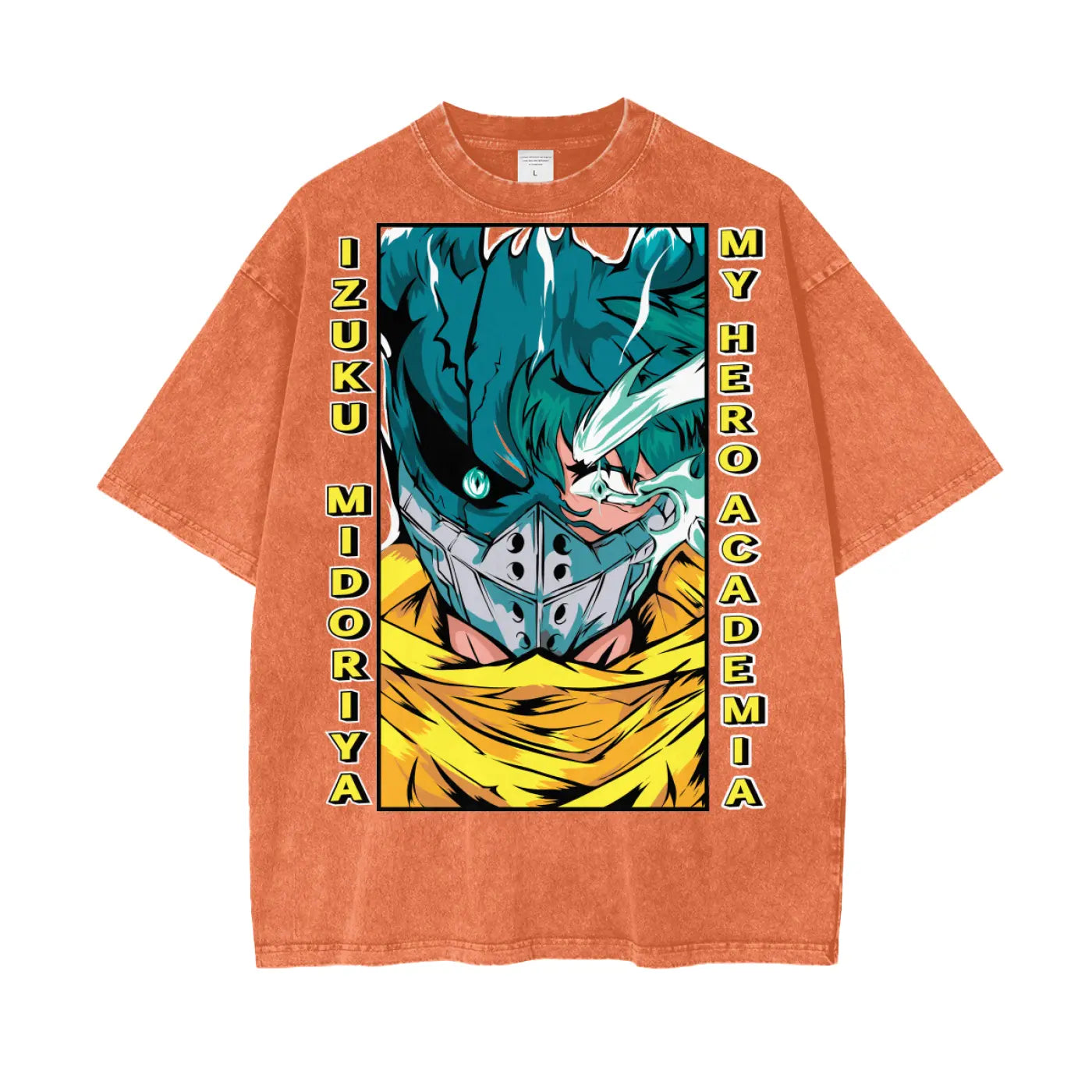 Deku My hero academia Oversize Snow Washed T-Shirt ODMPOD