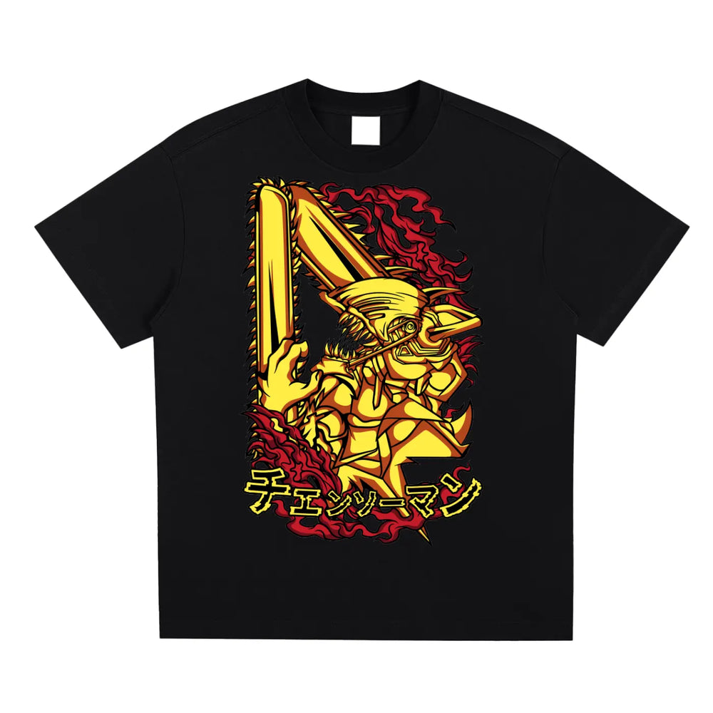 Denji Chainsaw-man Sorona Quick-Dry Cooling T-shirt ODMPOD