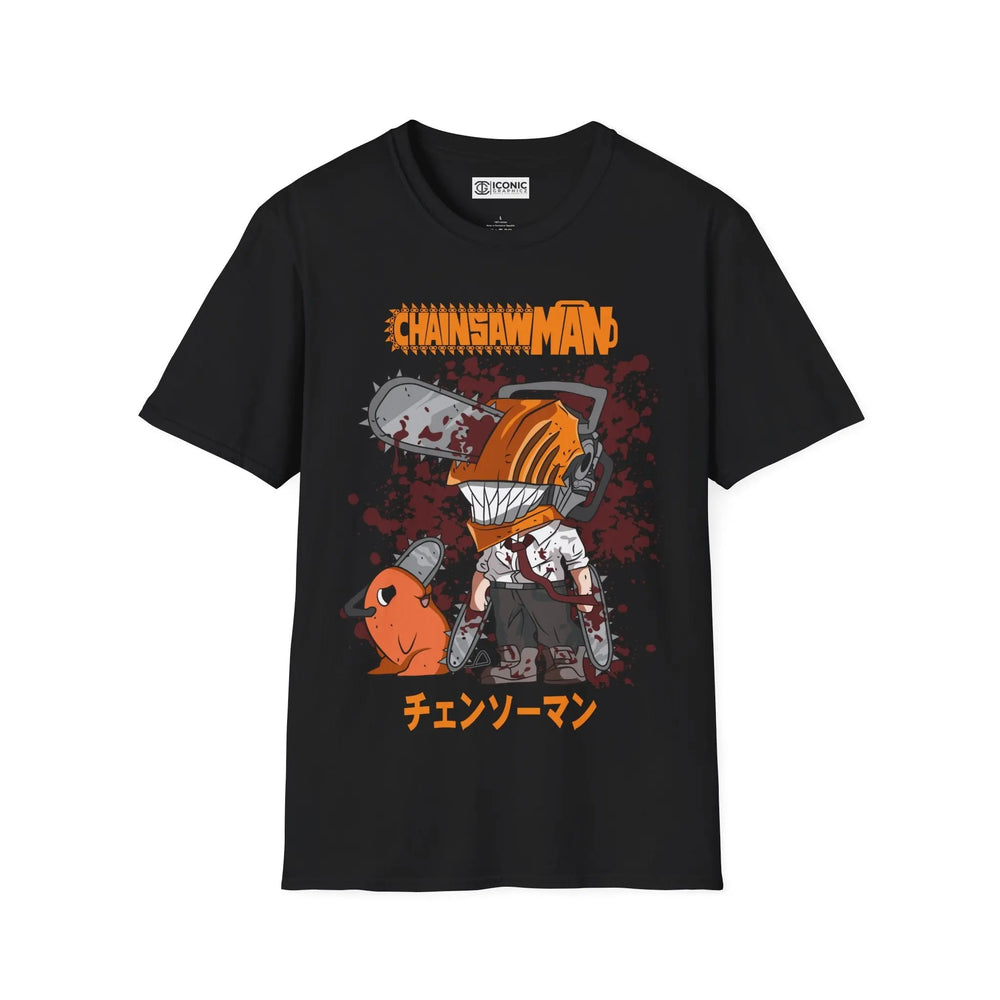 Denji and Pochita Chainsaw Man T-Shirt Printify