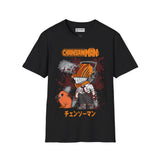 Denji and Pochita Chainsaw Man T-Shirt Printify