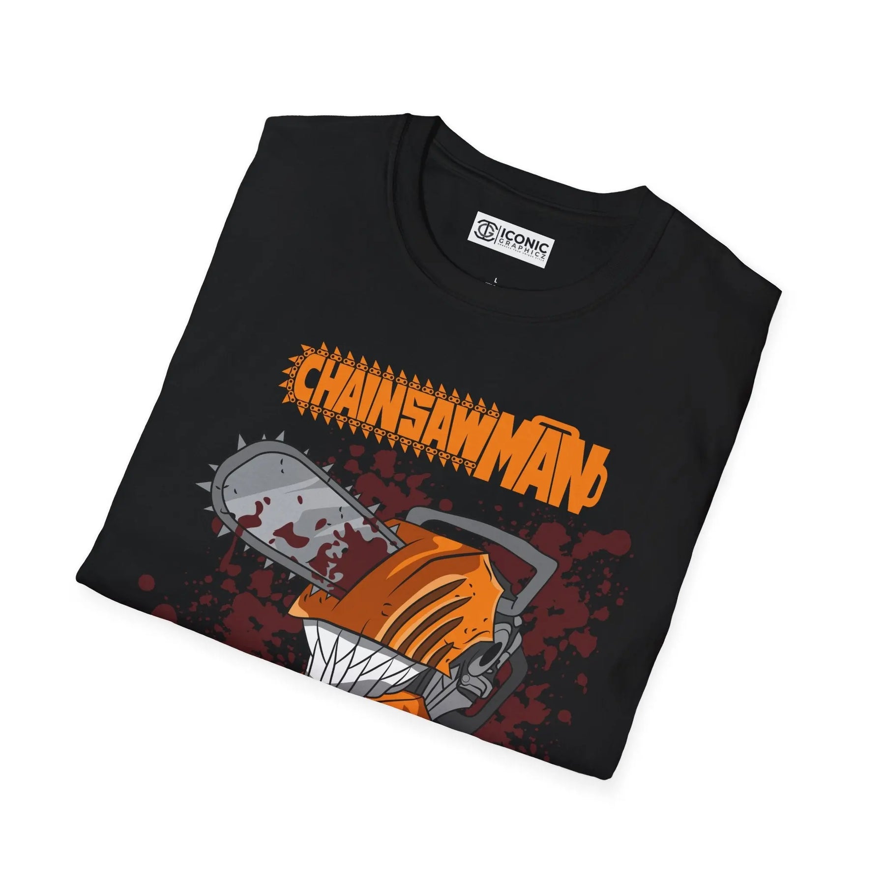 Denji and Pochita Chainsaw Man T-Shirt Printify