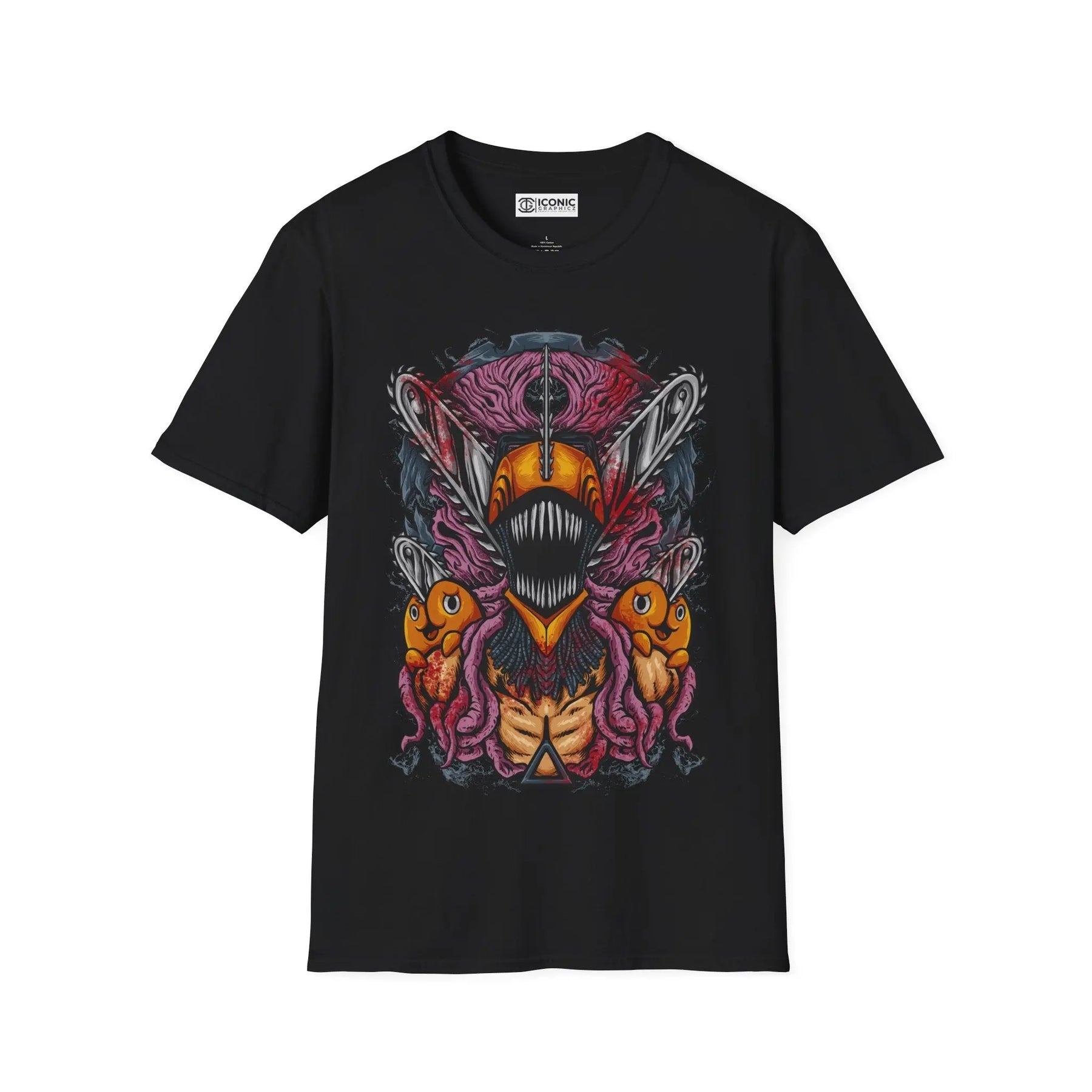Denji and Pochita Chainsaw Man T-Shirt Printify