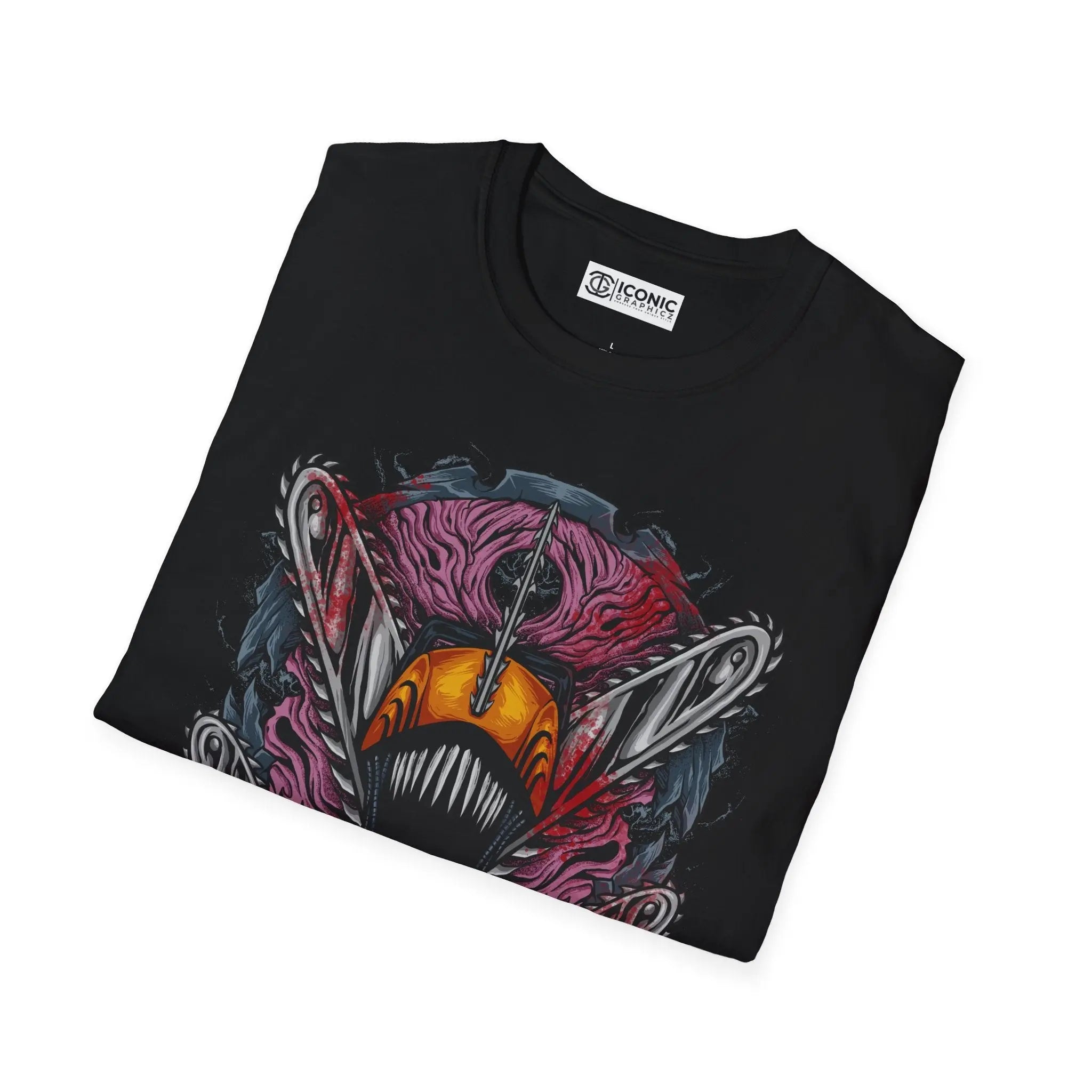 Denji and Pochita Chainsaw Man T-Shirt Printify