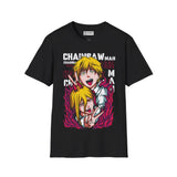 Denji and Power Chainsaw Man T-Shirt Printify