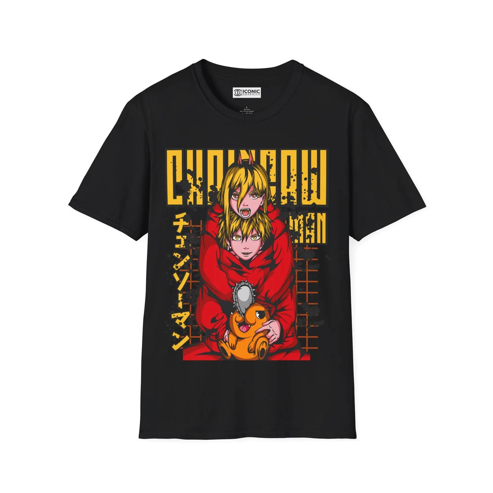 Denji and Power Chainsaw Man T-Shirt Printify
