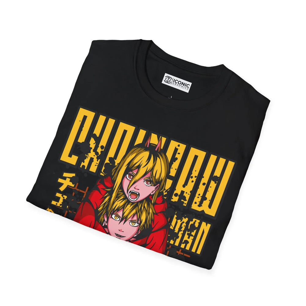 Denji and Power Chainsaw Man T-Shirt Printify