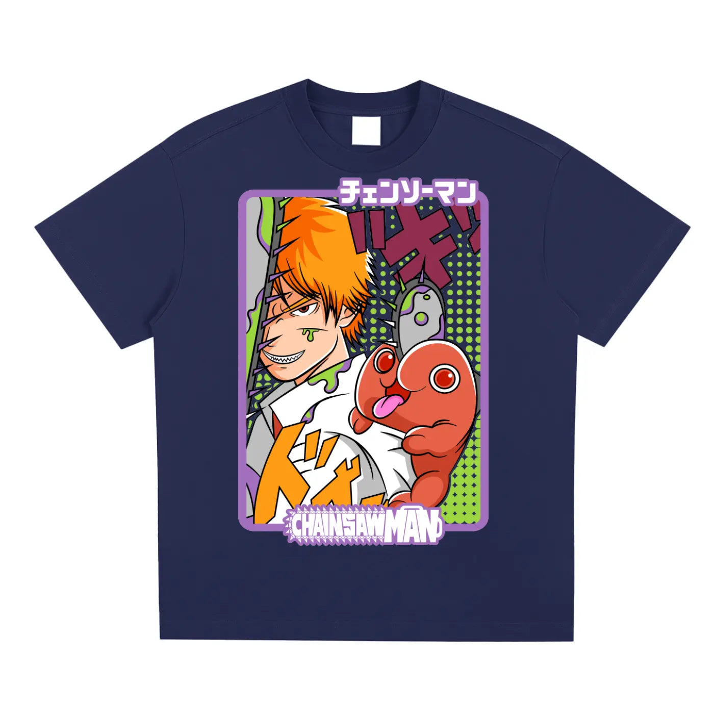 Denji x Puchita Chainsaw-man Sorona Quick-Dry Cooling T-shirt ODMPOD
