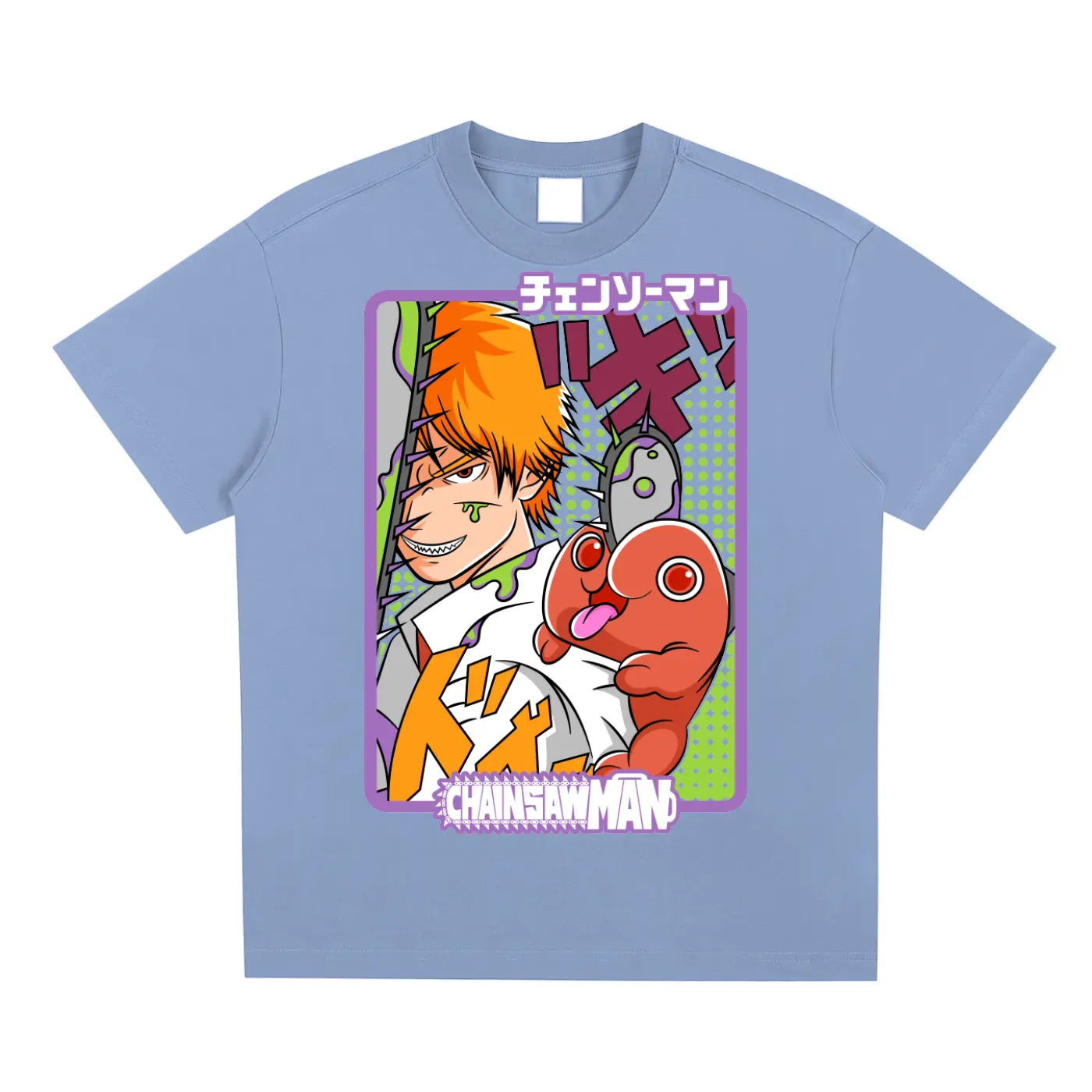 Denji x Puchita Chainsaw-man Sorona Quick-Dry Cooling T-shirt ODMPOD