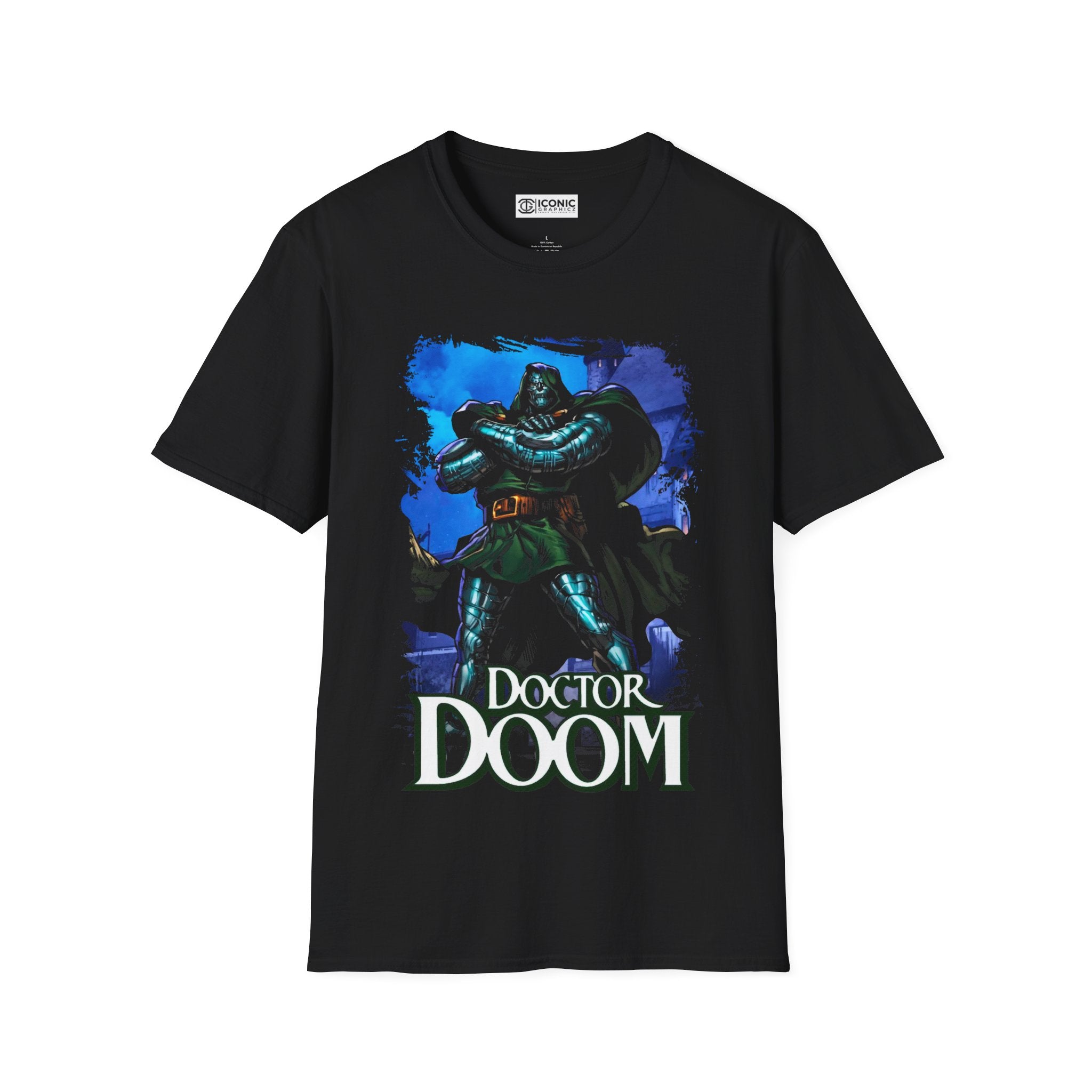 Doctor Doom T-Shirt - IGZ Clothing  - Doctor Doom Unisex Softstyle T-Shirt Best Price 26 at IGZ Clothing 