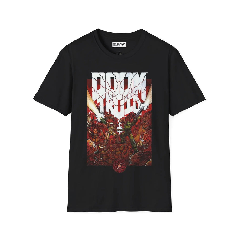 Doom and Samus T-Shirt Printify