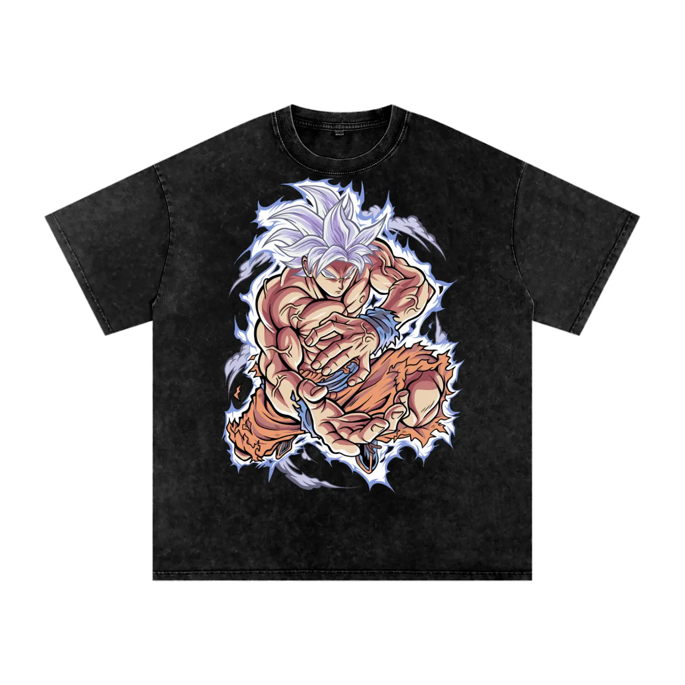 Dragonball Super Goku Acid Wash Oversize T-Shirt ODMPOD