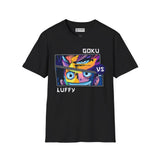 Dragonball and One Piece T-Shirt Printify