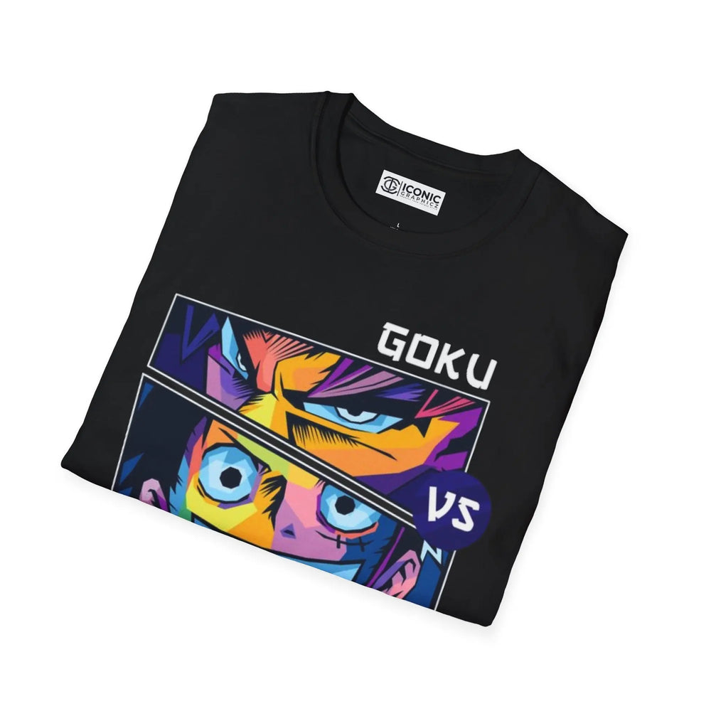 Dragonball and One Piece T-Shirt Printify