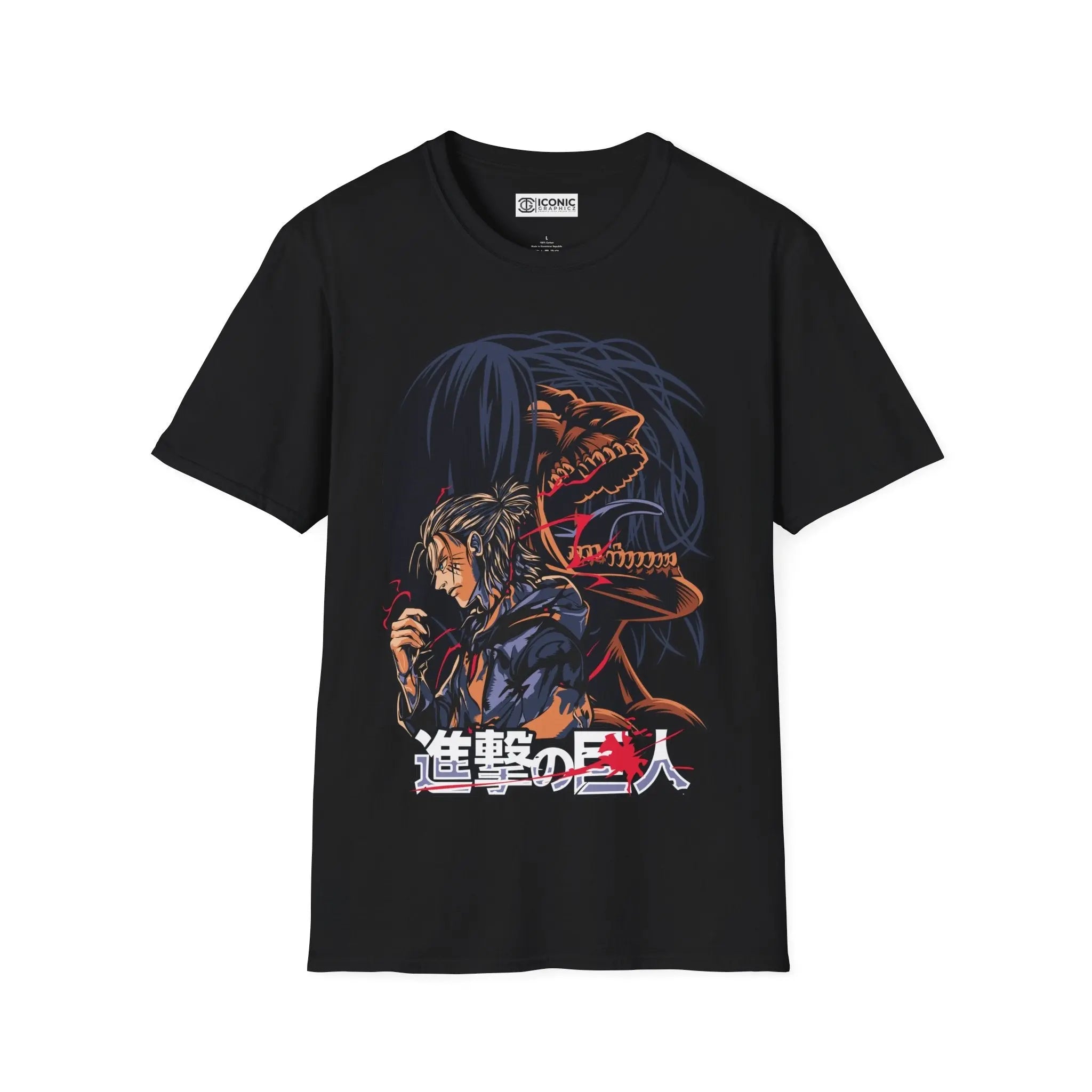 Eren x Attack Titan Attack on Titan T-Shirt Printify