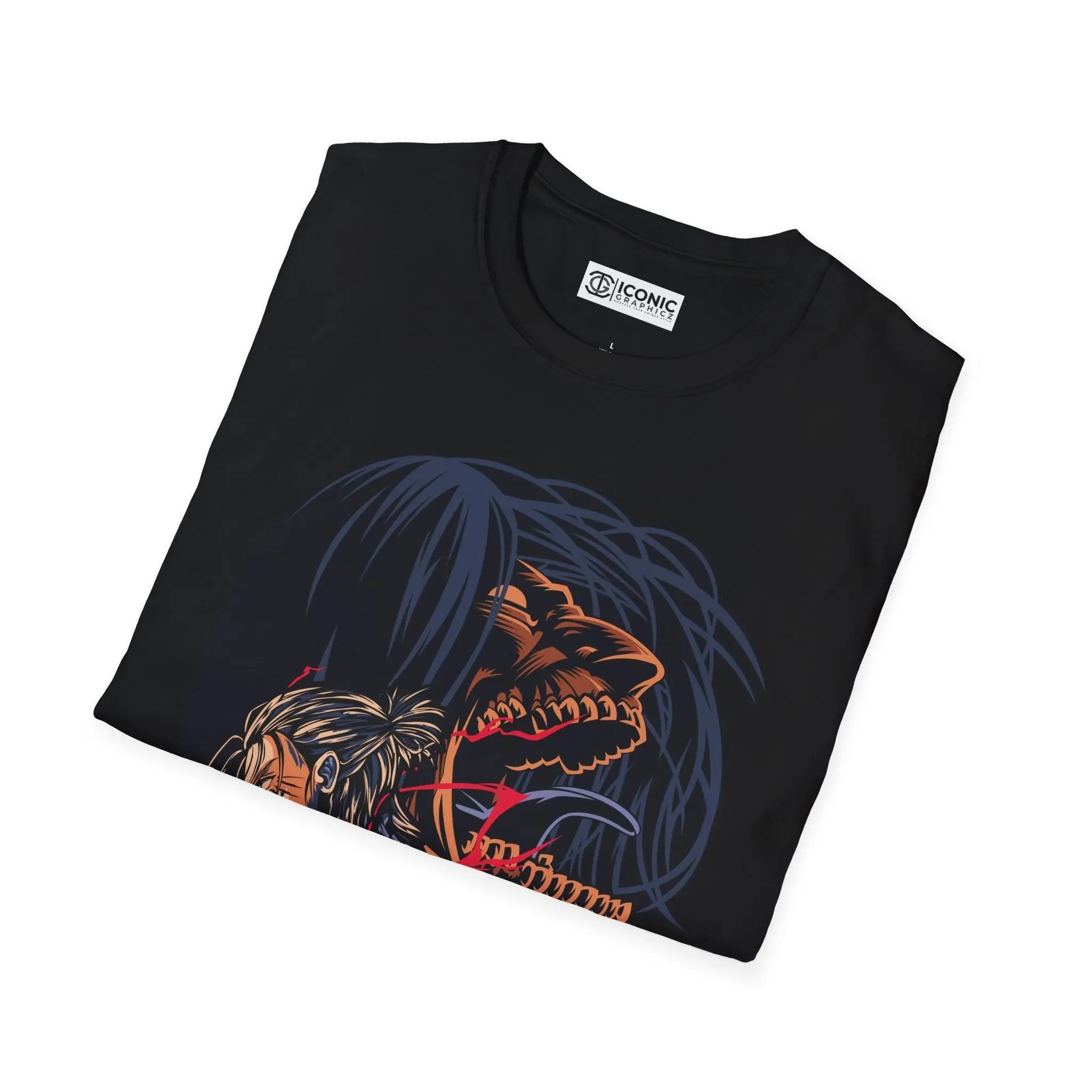 Eren x Attack Titan Attack on Titan T-Shirt Printify
