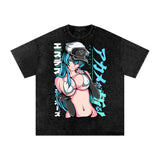 Esdeath Akame ga Kill Acid Wash Oversize T-Shirt ODMPOD