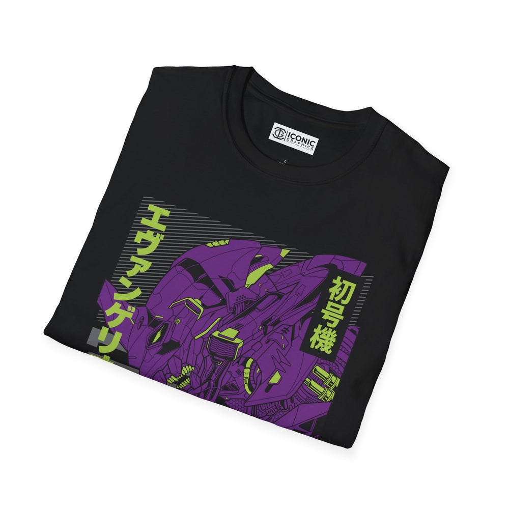 Eva 01 Evangelion T-Shirt - IGZ Clothing  - Eva-01 Unisex Softstyle T-Shirt Best Price 26 at IGZ Clothing 