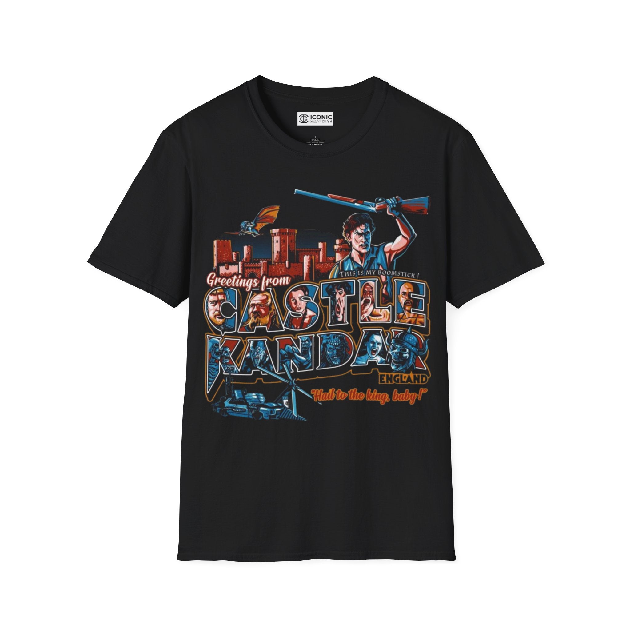 Evil Dead Army of Darkness T-Shirt - IGZ Clothing  - Evil Dead Army of Darkness Unisex Softstyle T-Shirt Best Price 26 at IGZ Clothing 