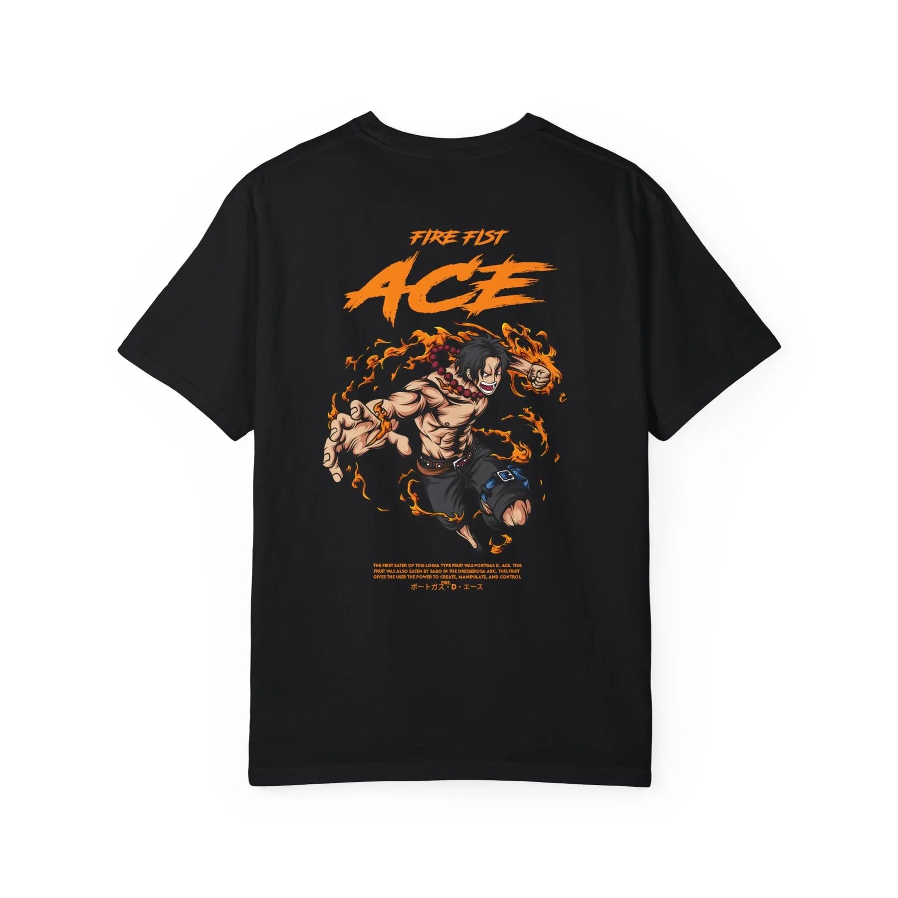 Fire Fist Ace One Piece Garment-Dyed T-shirt Printify