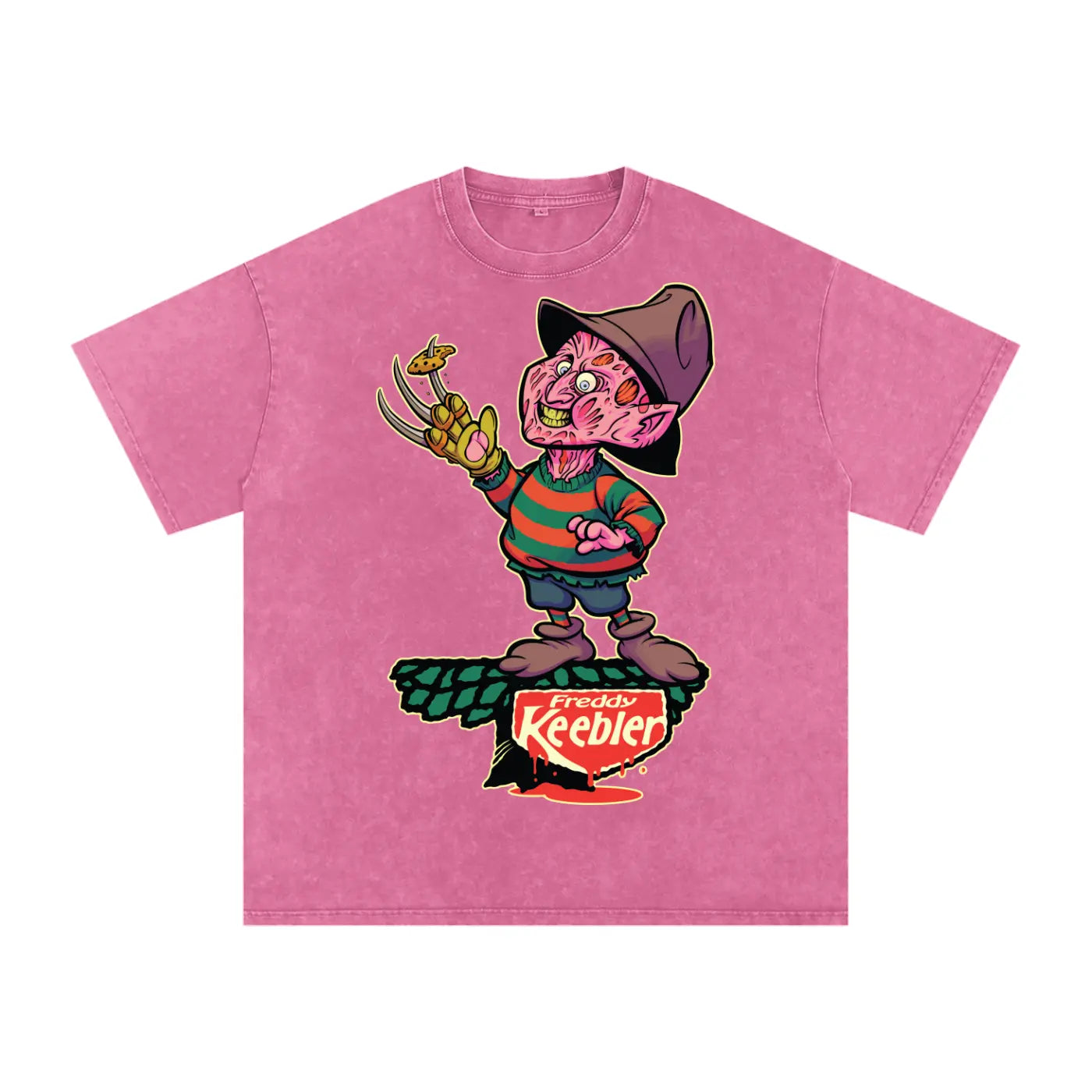 Freddy Elf Acid Wash Oversize T-Shirt - 250 GSM ODMPOD