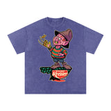 Freddy Elf Acid Wash Oversize T-Shirt - 250 GSM ODMPOD