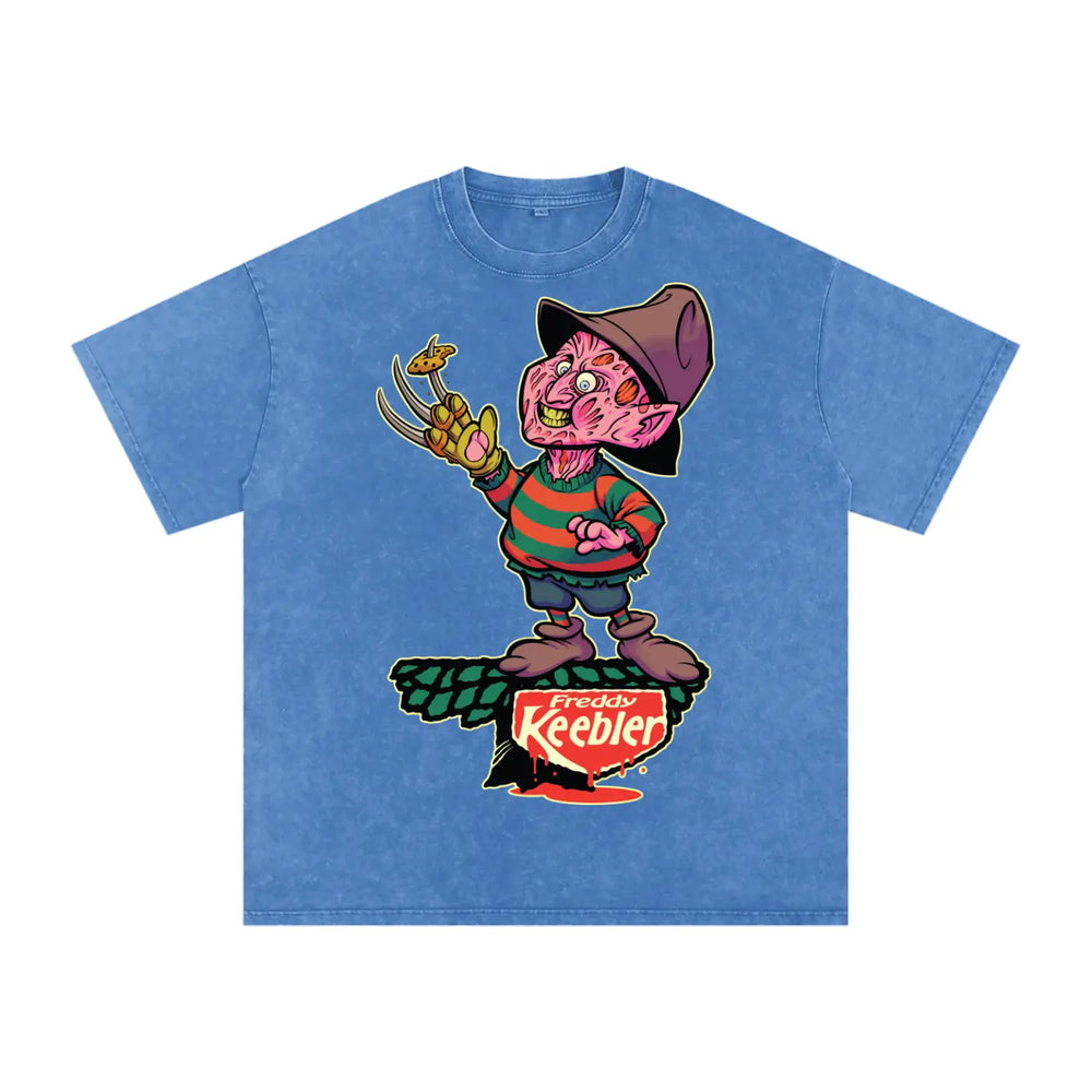 Freddy Elf Acid Wash Oversize T-Shirt - 250 GSM ODMPOD