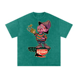 Freddy Elf Acid Wash Oversize T-Shirt - 250 GSM ODMPOD