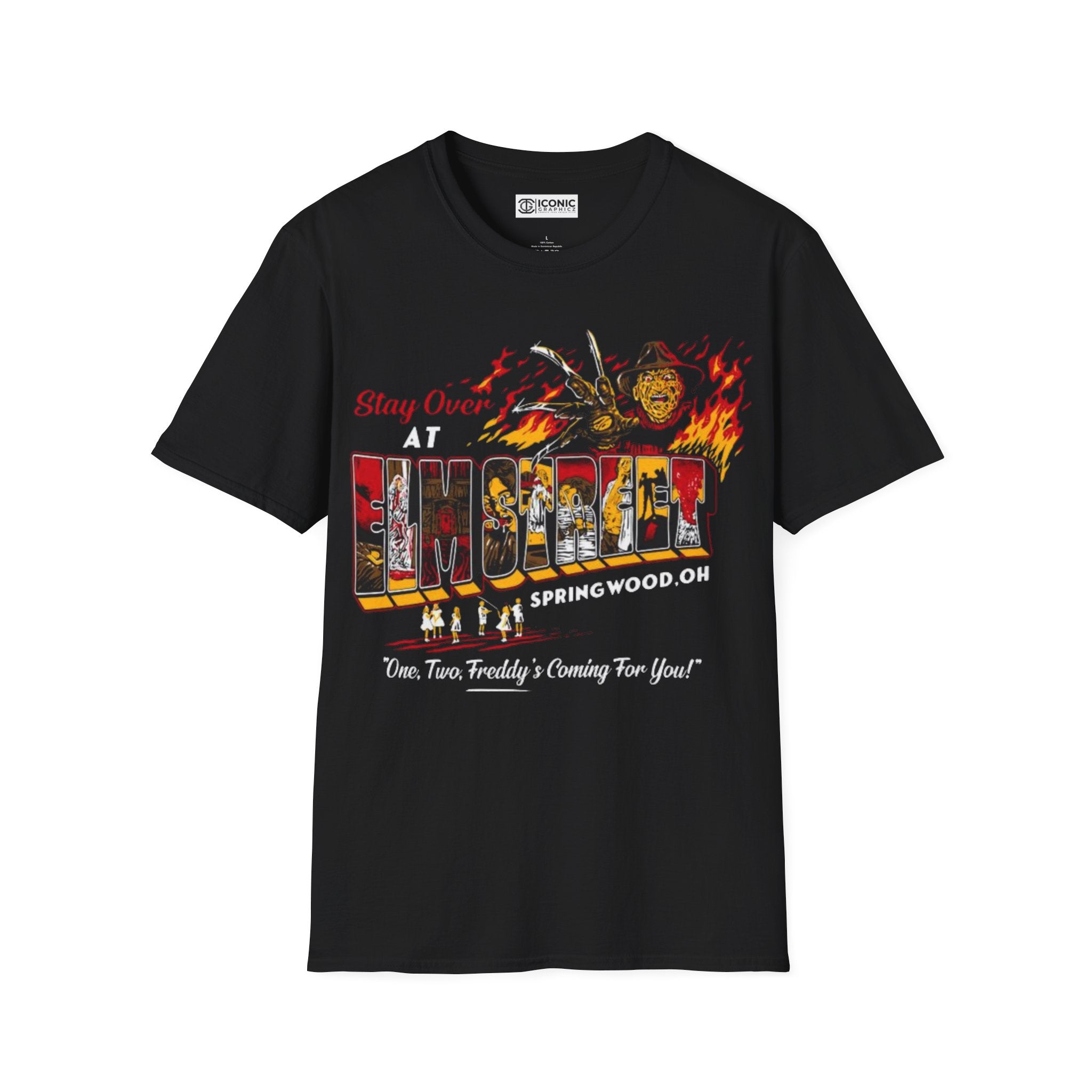 Freddy Krueger T-Shirt - IGZ Clothing  - Freddy Krueger Unisex Softstyle T-Shirt Best Price 26 at IGZ Clothing 