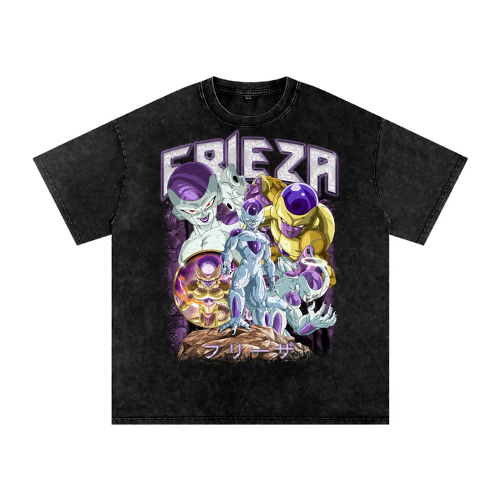 Frieza Dragonball Super Acid Wash Oversize T-Shirt ODMPOD