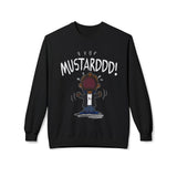 Funny Kendrick Mustard Crying Sweatshirt | Unisex Midweight Crewneck | Perfect Gift for Food Lovers Printify