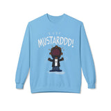 Funny Kendrick Mustard Crying Sweatshirt | Unisex Midweight Crewneck | Perfect Gift for Food Lovers Printify