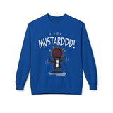 Funny Kendrick Mustard Crying Sweatshirt | Unisex Midweight Crewneck | Perfect Gift for Food Lovers Printify