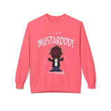 Funny Kendrick Mustard Crying Sweatshirt | Unisex Midweight Crewneck | Perfect Gift for Food Lovers Printify