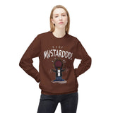Funny Kendrick Mustard Crying Sweatshirt | Unisex Midweight Crewneck | Perfect Gift for Food Lovers Printify