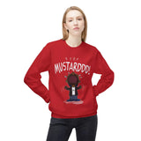 Funny Kendrick Mustard Crying Sweatshirt | Unisex Midweight Crewneck | Perfect Gift for Food Lovers Printify