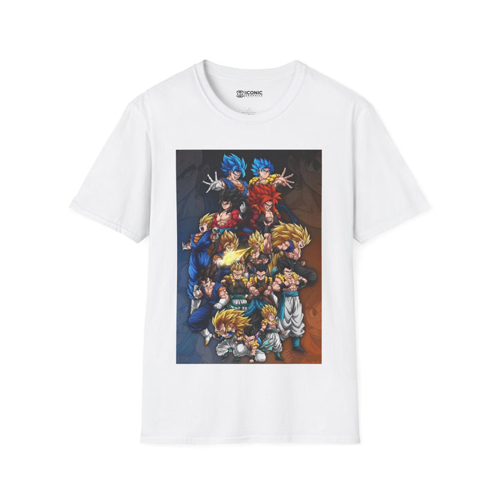 Fusions Dragonball T-Shirt - IGZ Clothing  - Goku and Vegeta Unisex Softstyle T-Shirt Best Price 26 at IGZ Clothing 