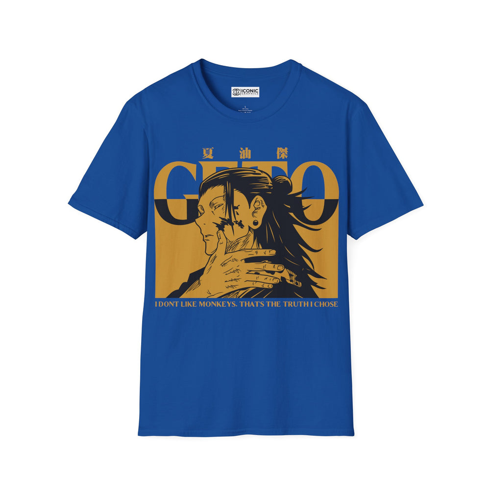 Geto Jujitsu Kaisen T-Shirt - IGZ Clothing  - Geto Unisex Softstyle T-Shirt Best Price 26 at IGZ Clothing 