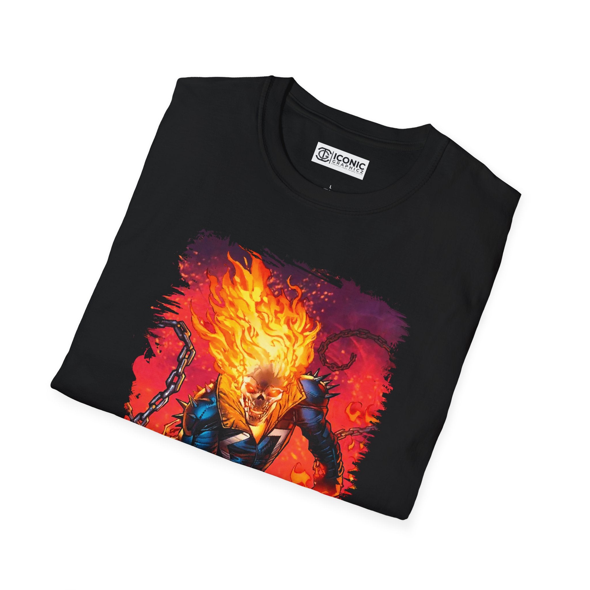 Ghost Rider T-Shirt - IGZ Clothing  - Ghost Rider Unisex Softstyle T-Shirt Best Price 26 at IGZ Clothing 