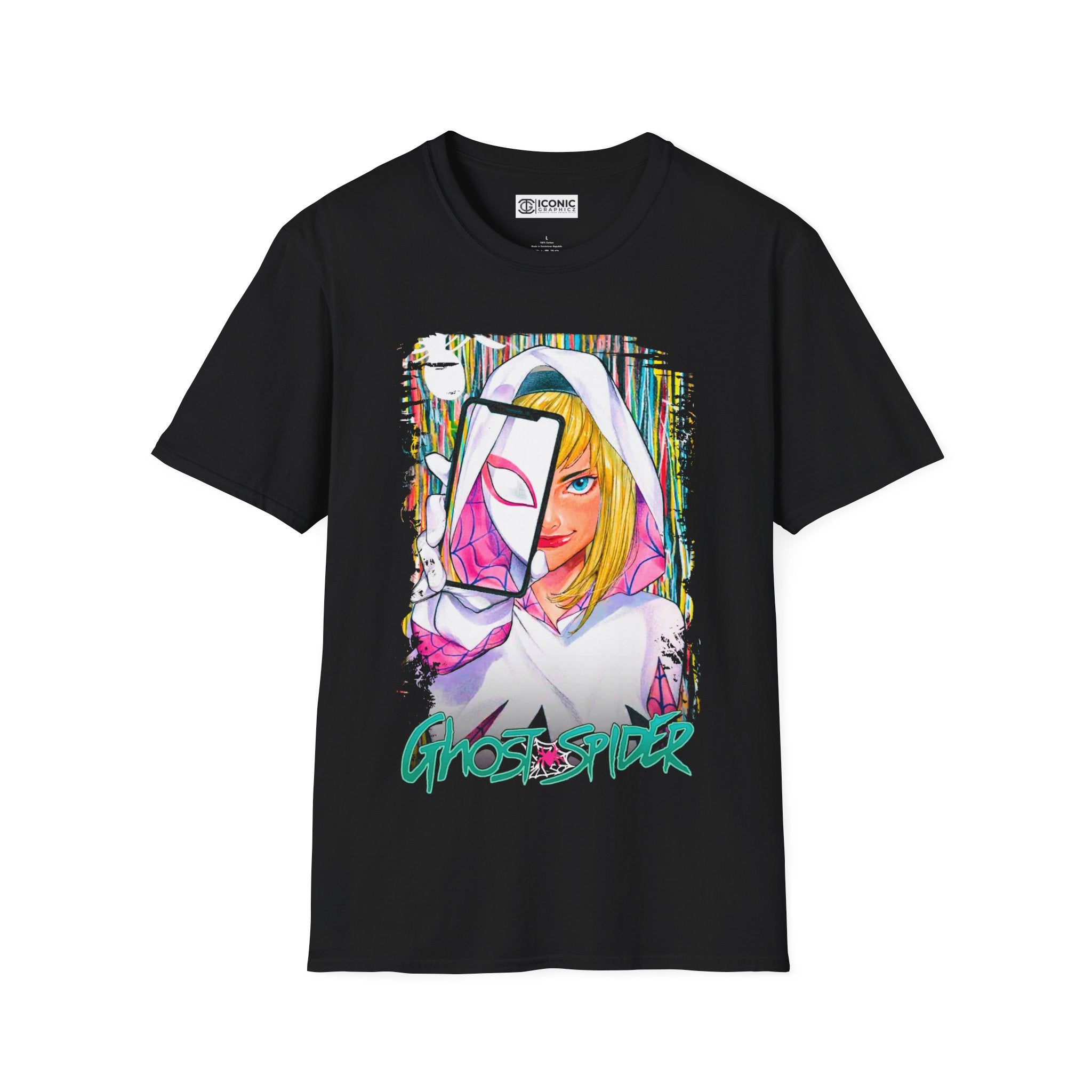 Ghost Spider T-Shirt - IGZ Clothing  - Ghost Rider Unisex Softstyle T-Shirt Best Price 26 at IGZ Clothing 