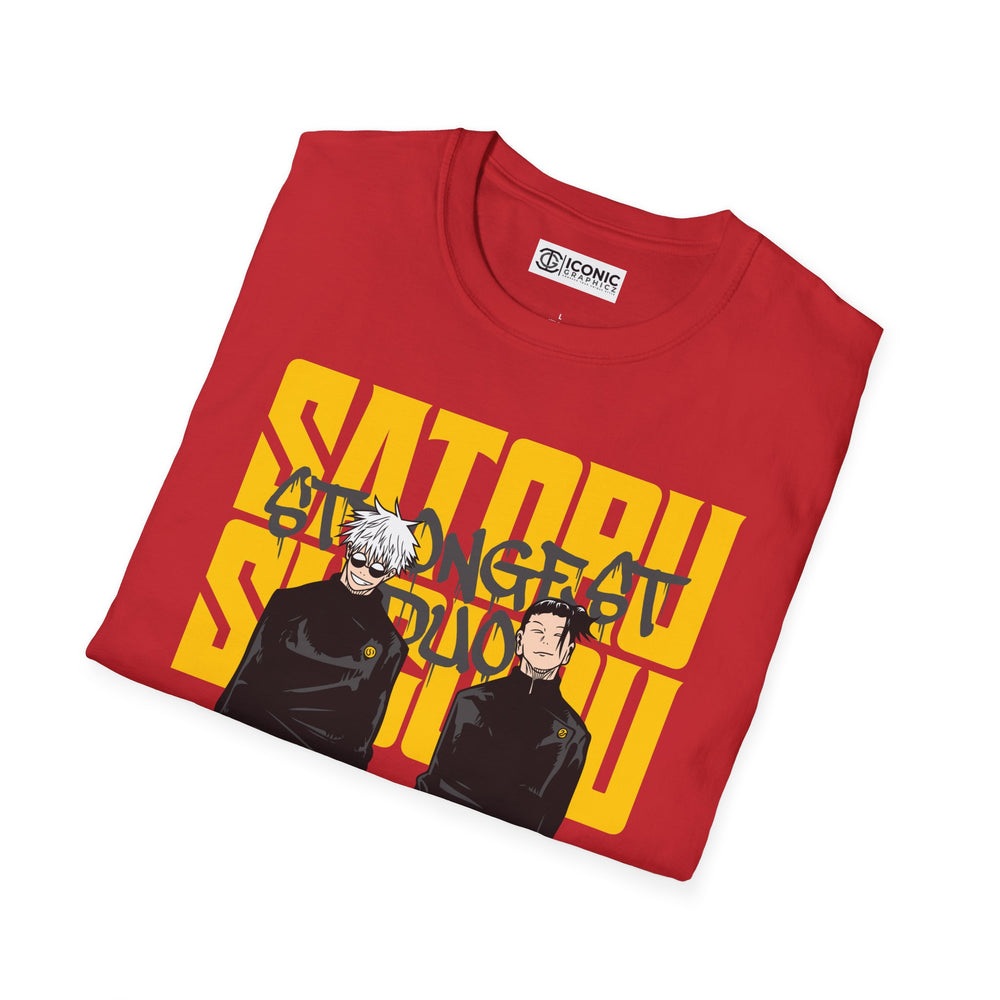 Gojo and Geto Jujitsu Kaisen T-Shirt - IGZ Clothing  - Gojo and Geto Unisex Softstyle T-Shirt Best Price 26 at IGZ Clothing 