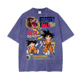 Goku Dragonball Oversize Snow Washed T-Shirt ODMPOD