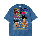 Goku Dragonball Oversize Snow Washed T-Shirt ODMPOD