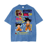 Goku Dragonball Oversize Snow Washed T-Shirt ODMPOD