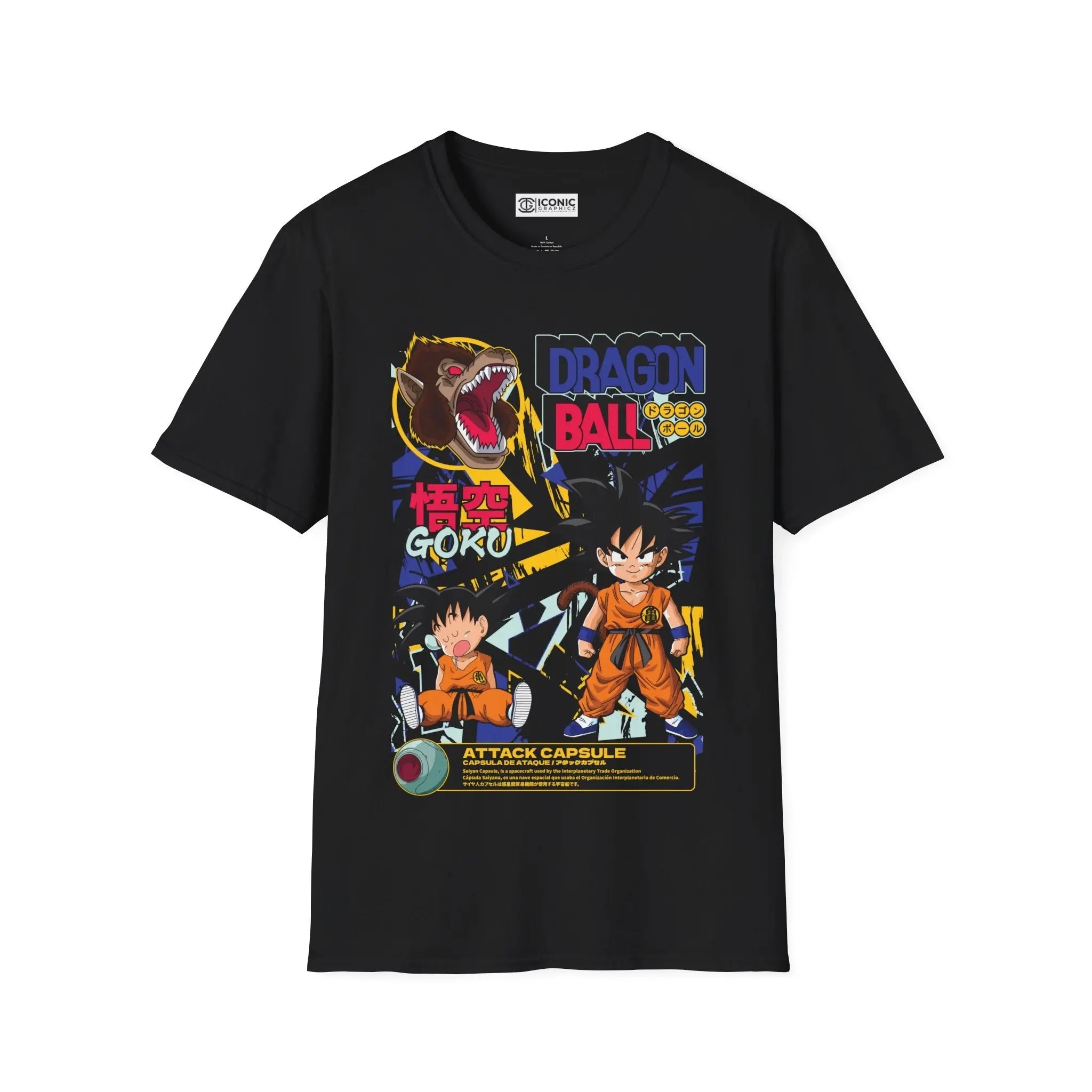 Goku Dragonball T-Shirt Printify