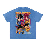 Goku Mini Dragonball Daima Acid Wash Oversize T-Shirt ODMPOD