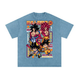 Goku Mini Dragonball Daima Acid Wash Oversize T-Shirt ODMPOD