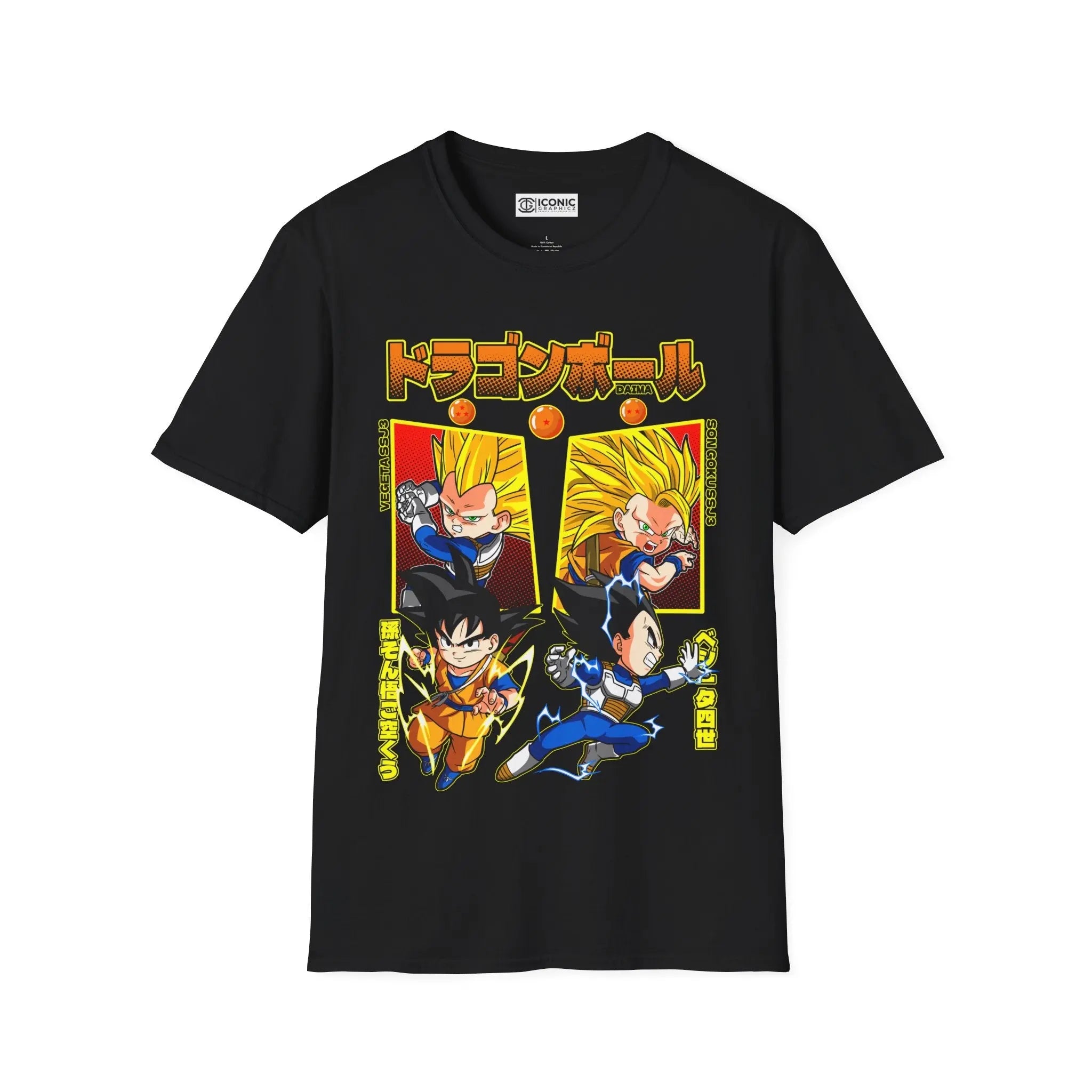 Goku x Vegeta Dragonball Daima T-Shirt Printify