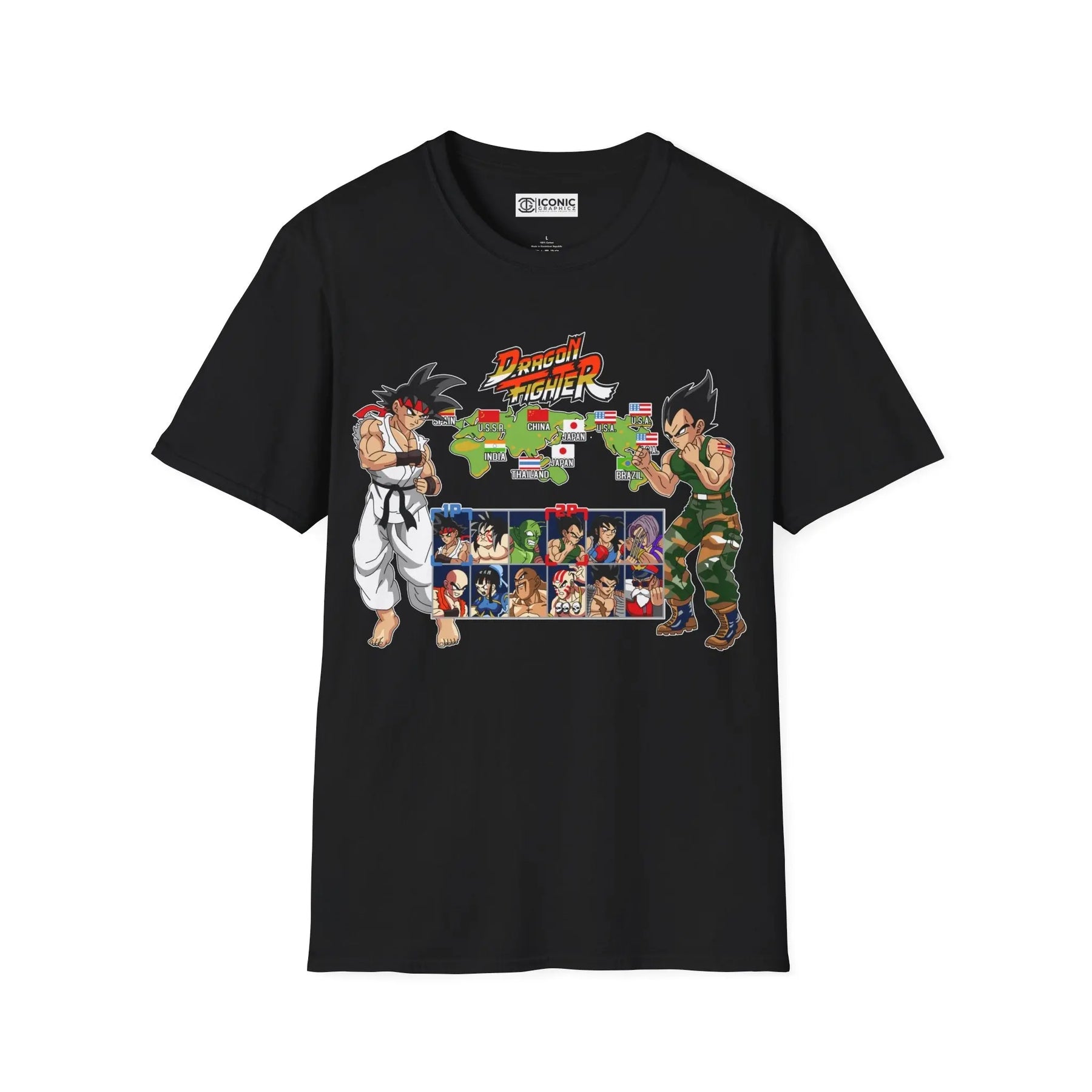 Goku x Vegeta Dragonball T-Shirt Printify